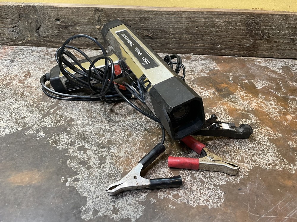 Vintage Chrome Inductive Timing Light 238 Engine Ignition Untested