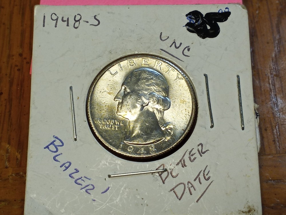 UNC 1948 S Washington Quarter