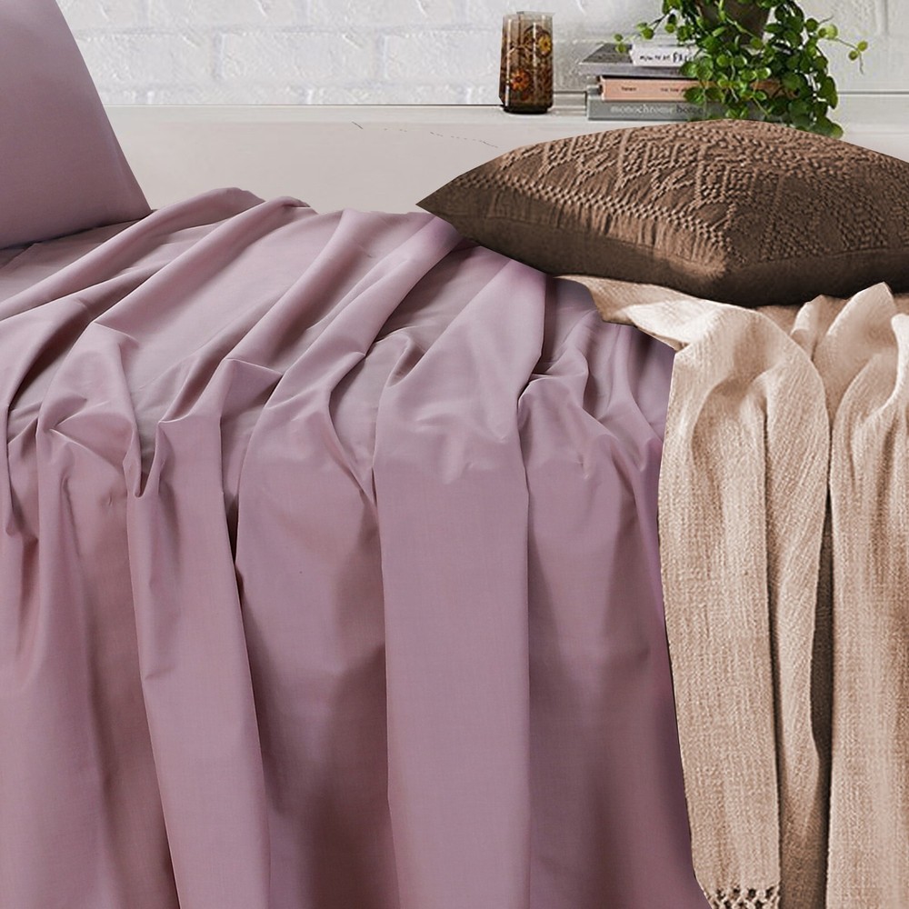 Bed Sheet Single Double King Queen Super King Fitted Flat Sheets Pillowcases