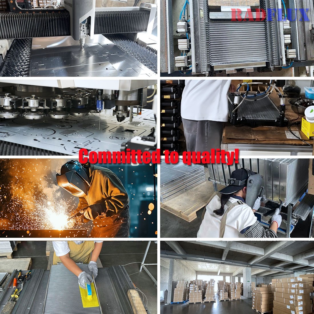 Aluminum #C7NN8005H Radiator For Ford New Holland 2000/2600/3000/3600/4000 MT W