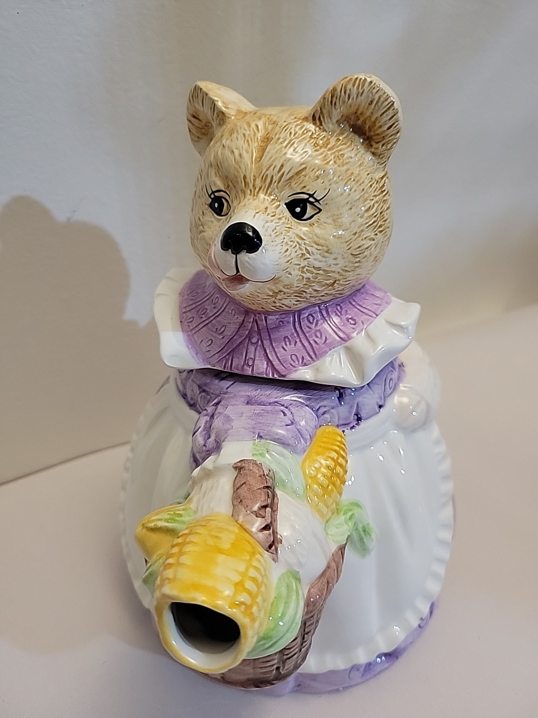 Heritage Mint Honey Bear With Apron Teapot Mama Bear Creamer