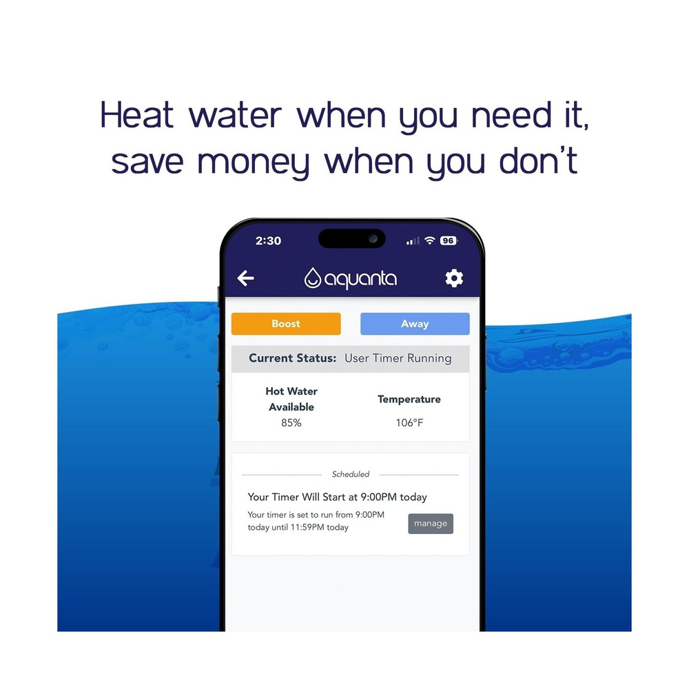 Smart Water Heater Timer: Optimize Hot Water Usage - Compatible with Alexa - ...