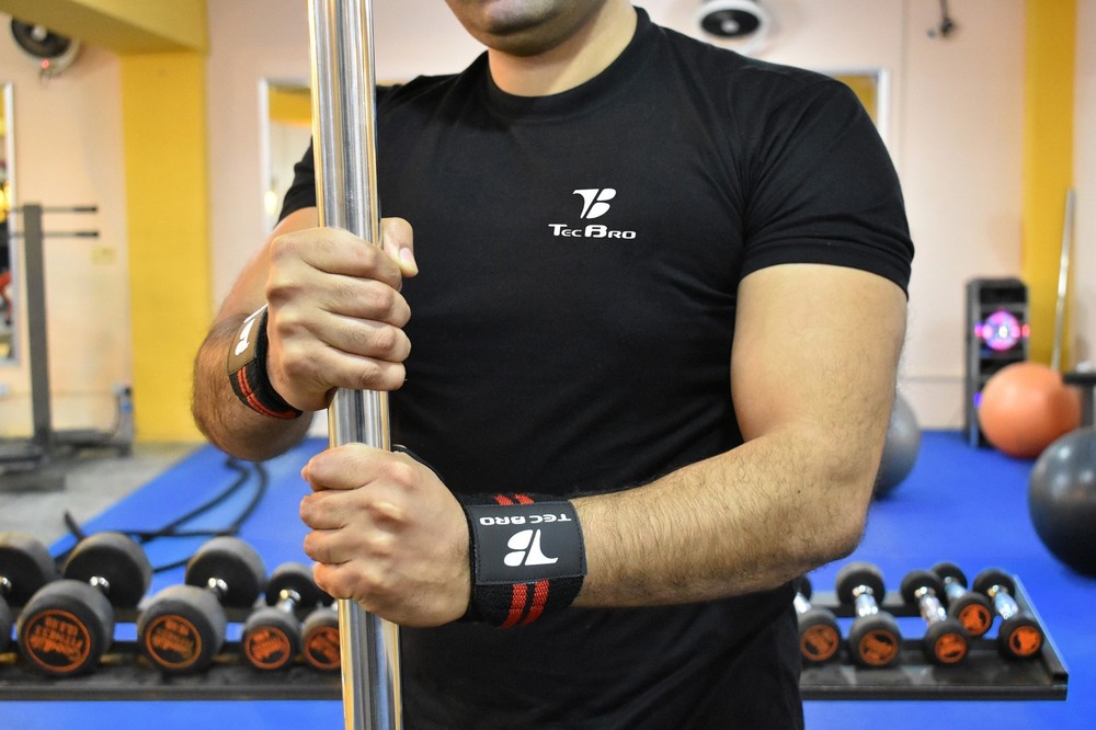 Tecbro Weight Lifting Wrist Wraps Premium Quality Extra Strength Wrist Support