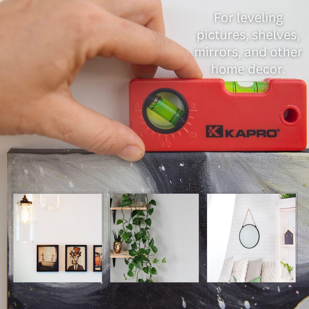 245 Mini Level With Angle Finder Features Horizontal Vial And Topscroll Adjustme