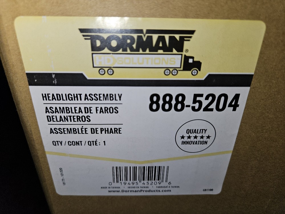 M2 106 112 Headlight Headlamp Driver Side Left For 2003-2018 Freightliner