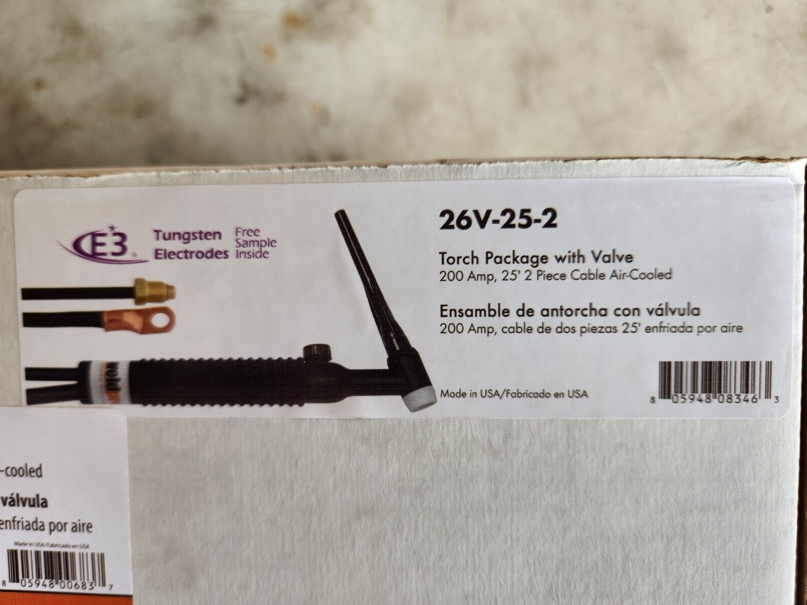 *NEW* WeldPro 26V-25-2 Torch Package 200Amp 25' Air Cooled