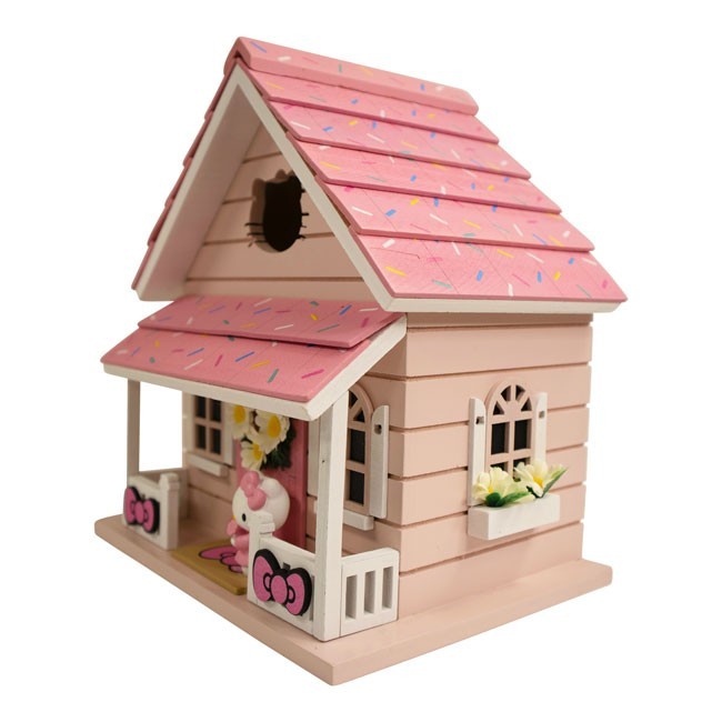 Home Bazaar Hello Kitty Iconic Bird House, Pink