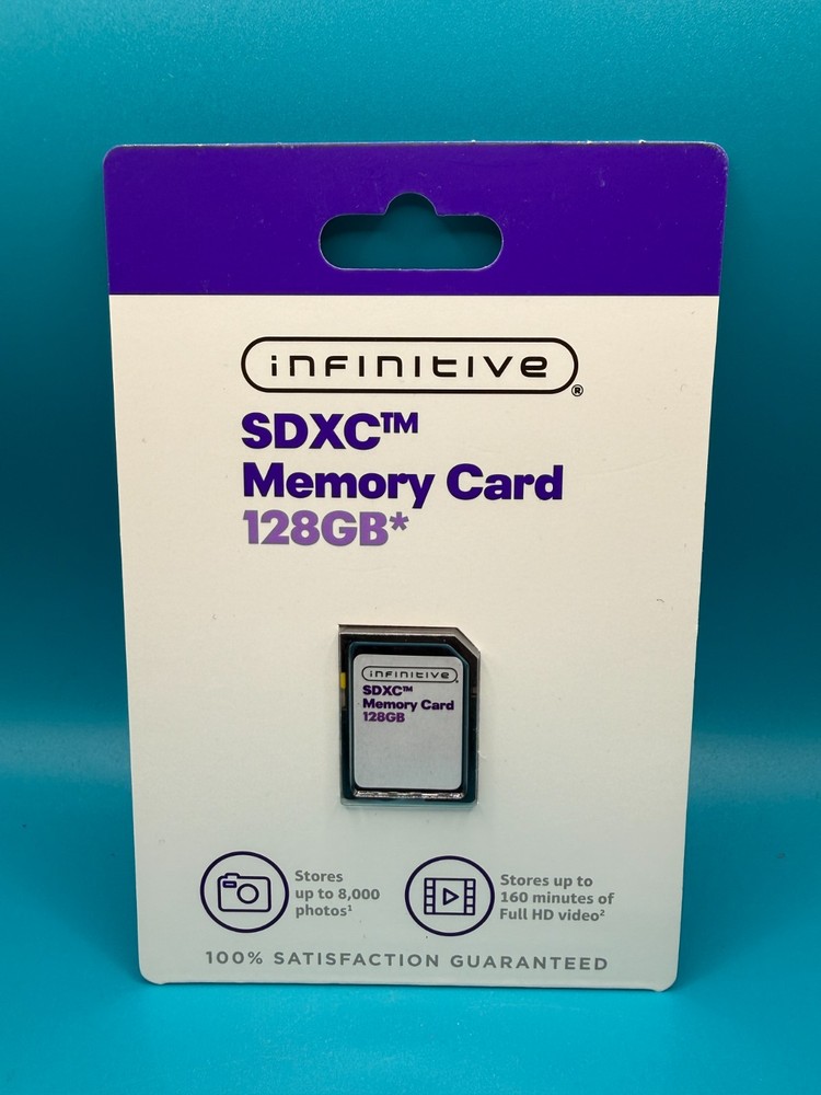 New - inifinitive SDXC 128GB memory card