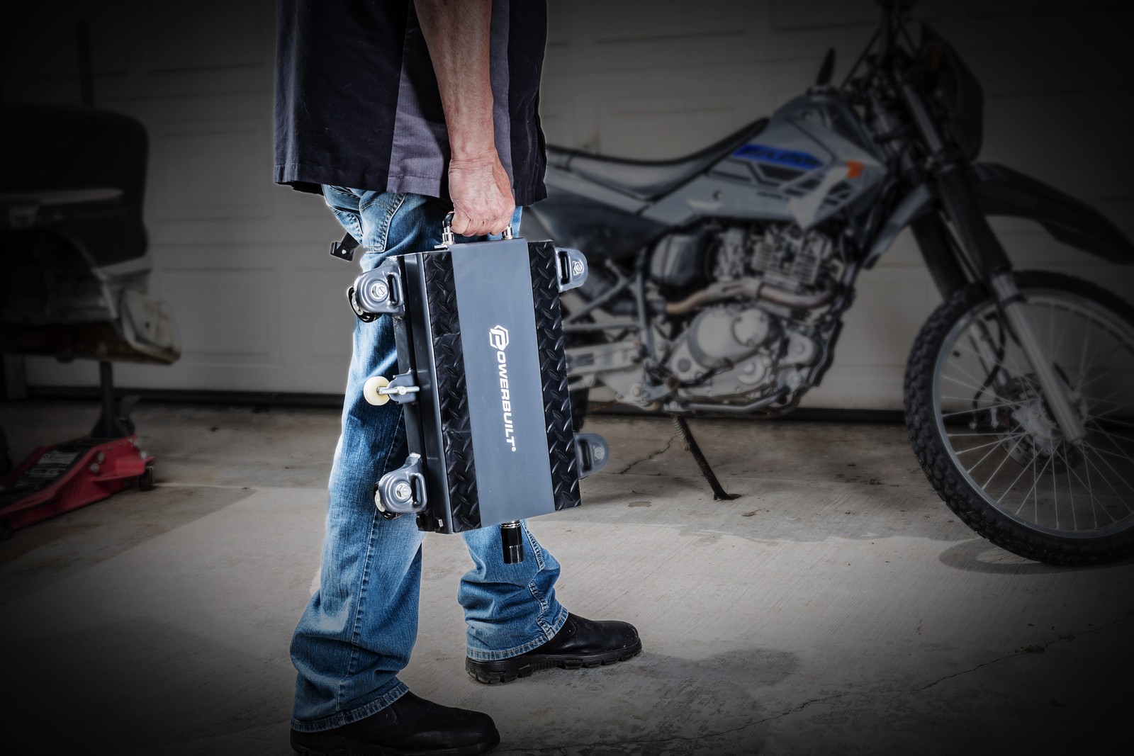 Powerbuilt 1000Lbs Deluxe Utility and Motorcycle Lift - 941877ECE