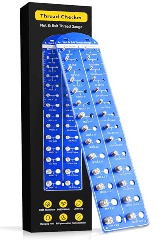 Upgrade Identibolt Bolt and Nut Thread Checker: 14 Metric & 14 Blue rectangle