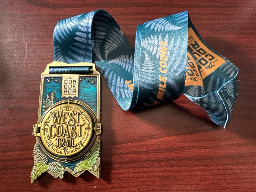 The Conqueror Virtual Challenge West Coast Trail Medal