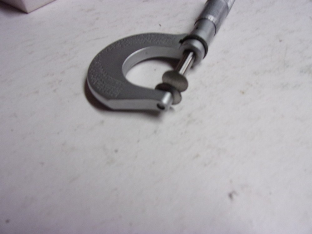 STARRETT #256 Disc Micrometer 0-1". .001" used