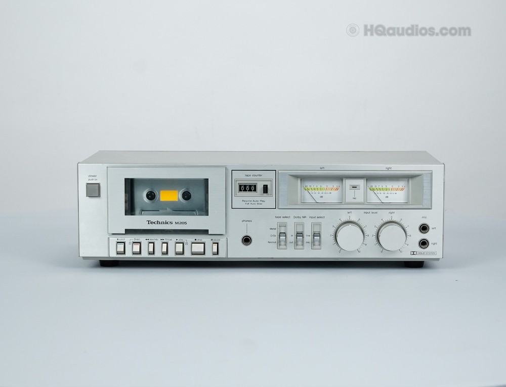 Technics M205 Stereo Cassette Deck – Fully Serviced & Restored – 1-Year WRT