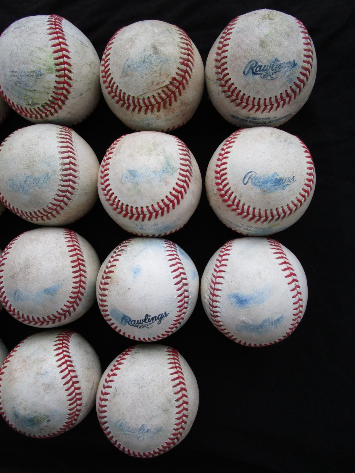 Lot of 18 Rawlings Official Major League Baseballs Manfred Jr MLB 1 1/2 Dozen