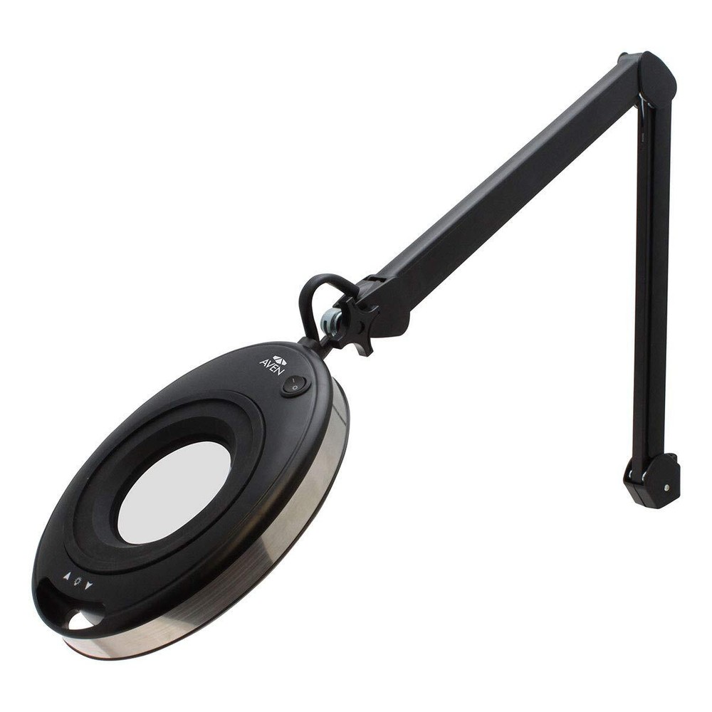 Aven 26501-LED-INX-8D Magnifying Lamp Black