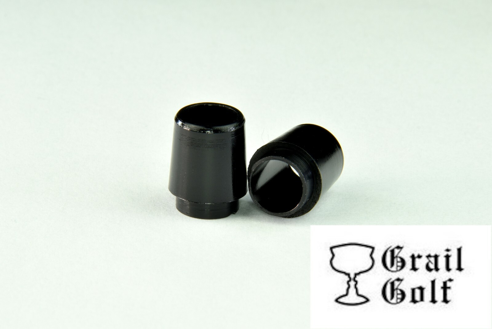 GRAIL GOLF NEW PREM BLACK "COLLARED" WOOD FERRULES .335 .50".490OD QUALITY LOT