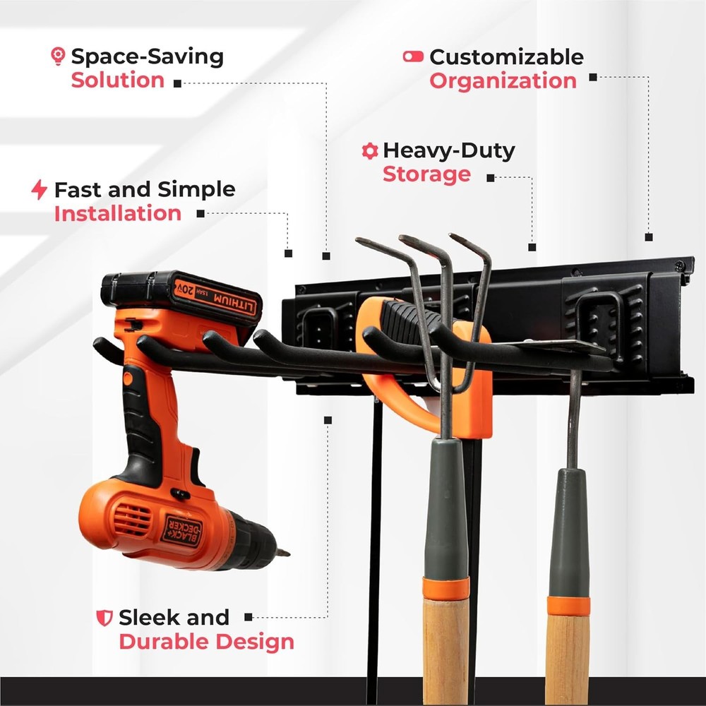 Garage Tool Organizer Wall Mount, 48"