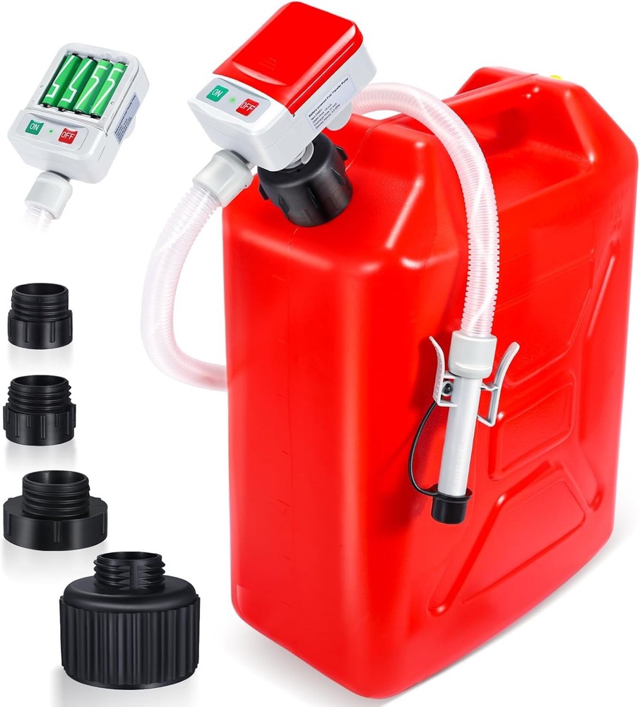 Fuel Transfer Pump with Auto-Stop Sensor - 3.2 Gallons per Minute