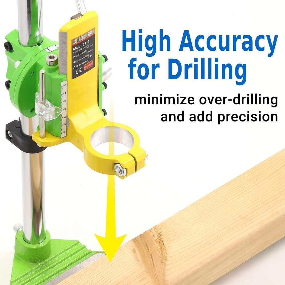 Drill Press Floor Stand for Hand Drill, Vertical Workbench, Adjustable Univer...