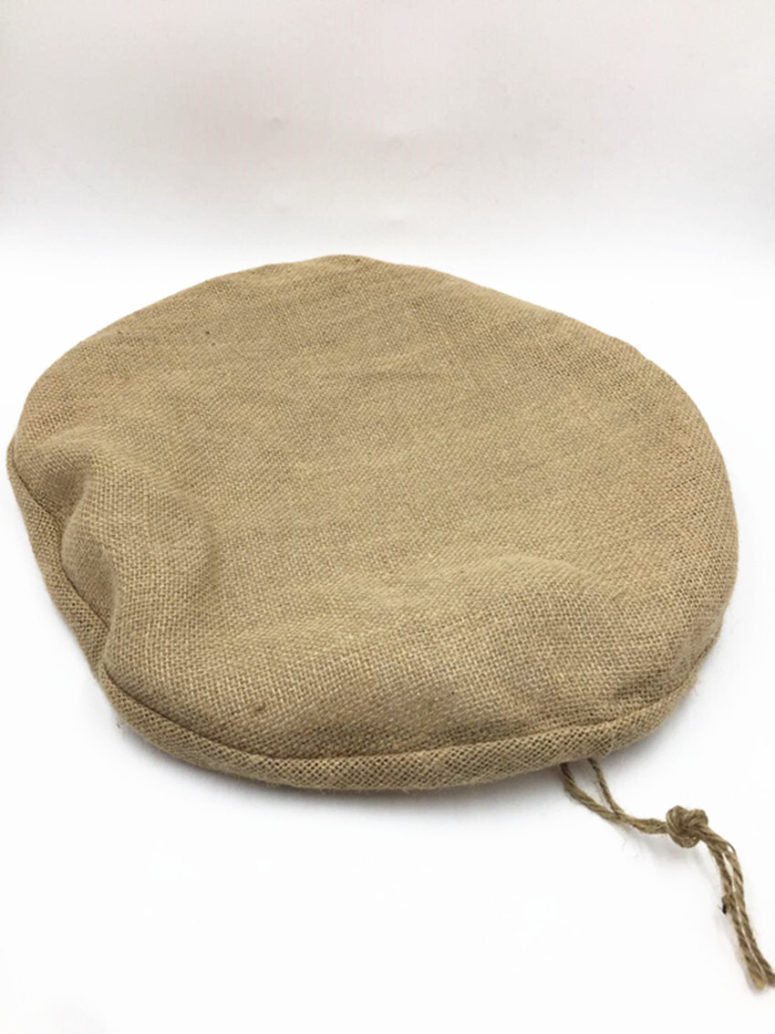 BRITISH UK ARMY BRODIE TOMMY HELMET COVER LINEN COARSE MESH(HELMET NOT INCLUDED)