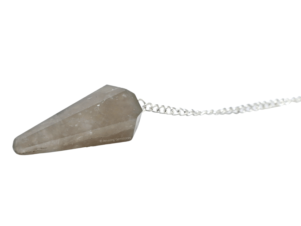 Smoky Quartz Dowsing Crystal Pendulum
