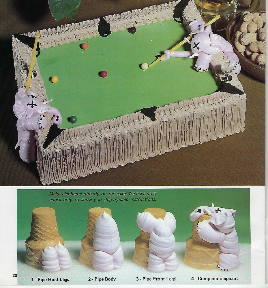Cake Decorating for Beginners Vintage 1970's Craft Instruction Book