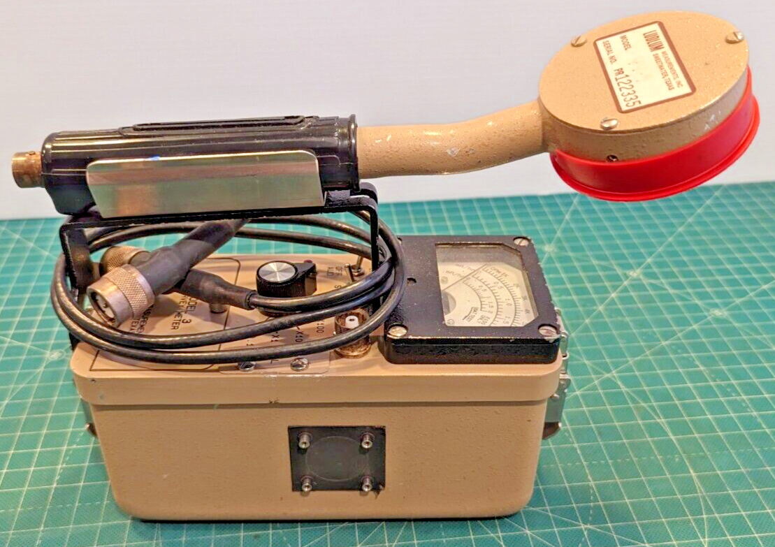 1x CLEAN Ludlum Model 3 Survey Meter 44-9 Tested, Verified, and GUARANTEED