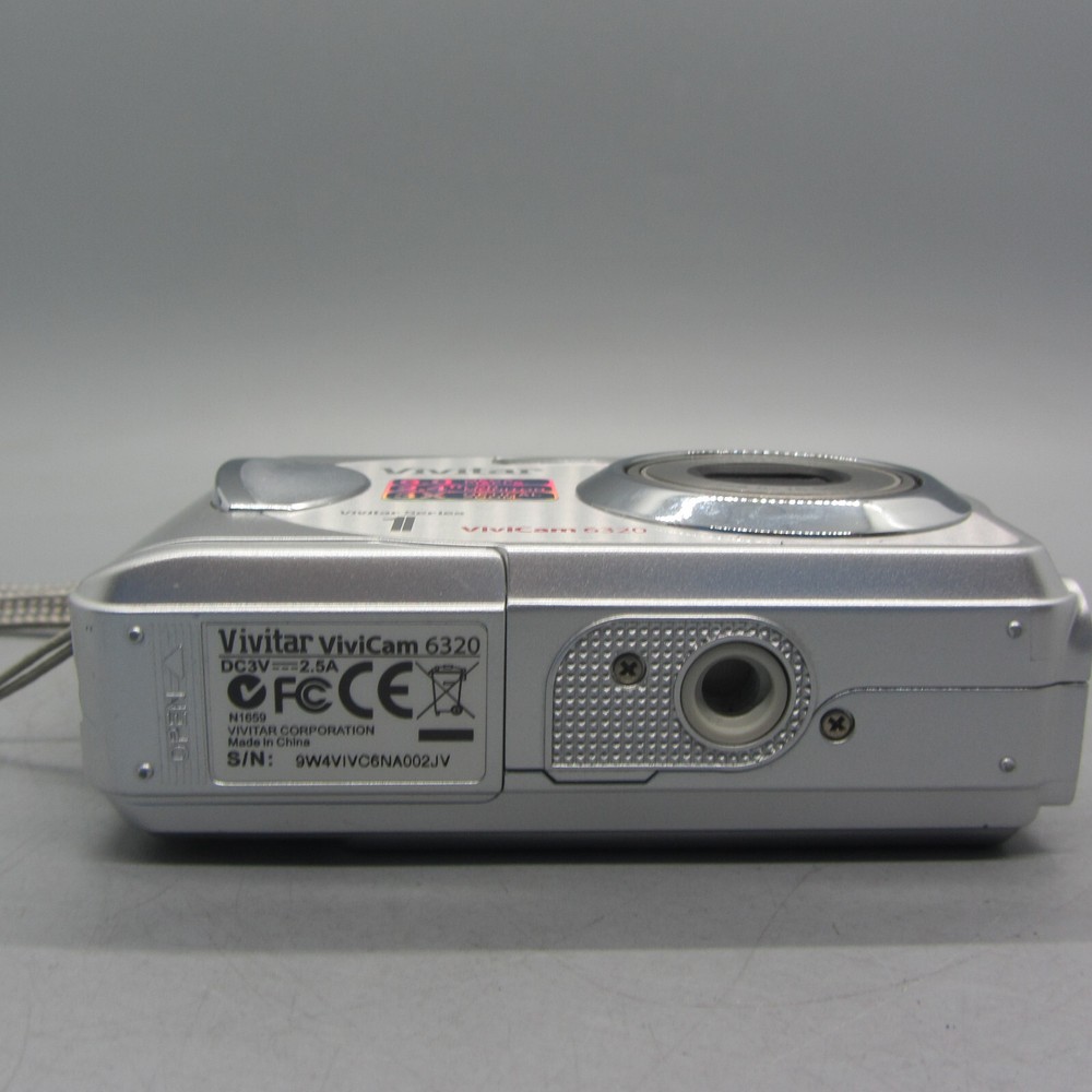 Vivitar Digital Camera Vivicam 6320 6.0MP Silver Tested
