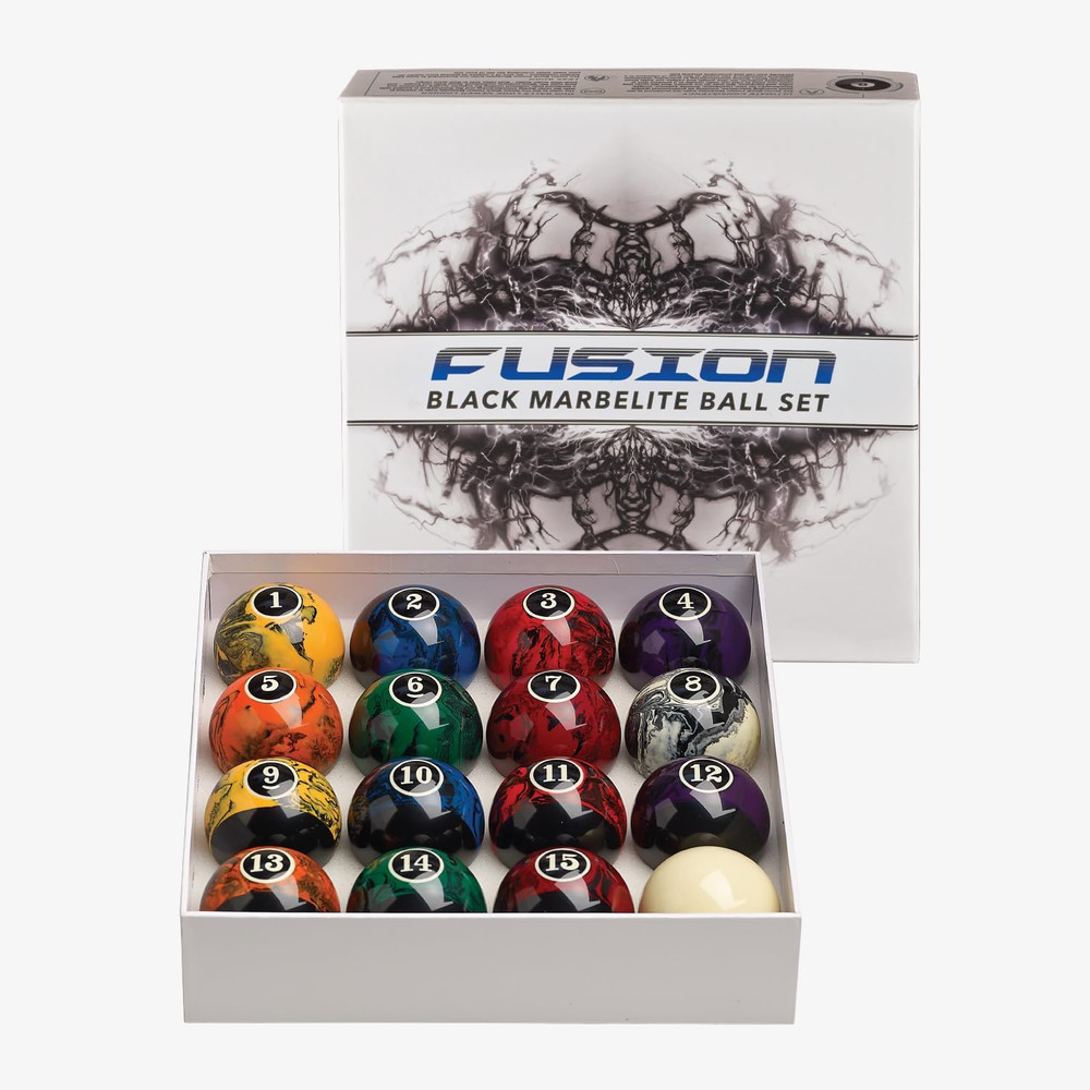 Fusion Black Marbelite Ball Set