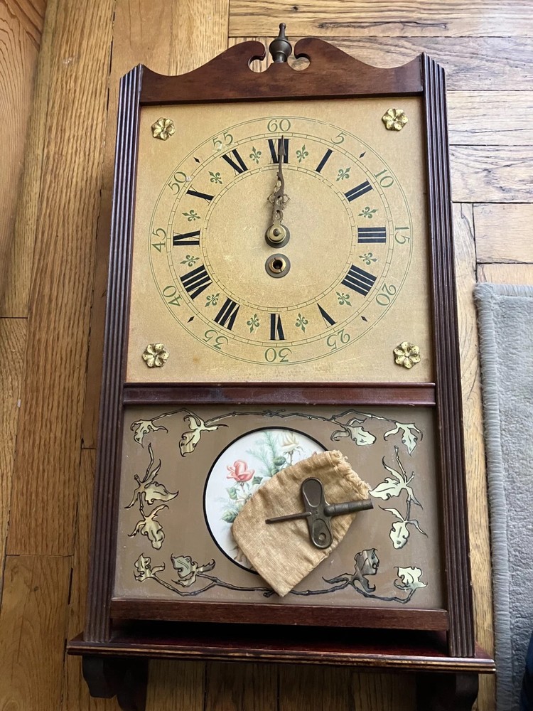 Vintage Turner Wall Accessory with Winding Key - Condition Unknown