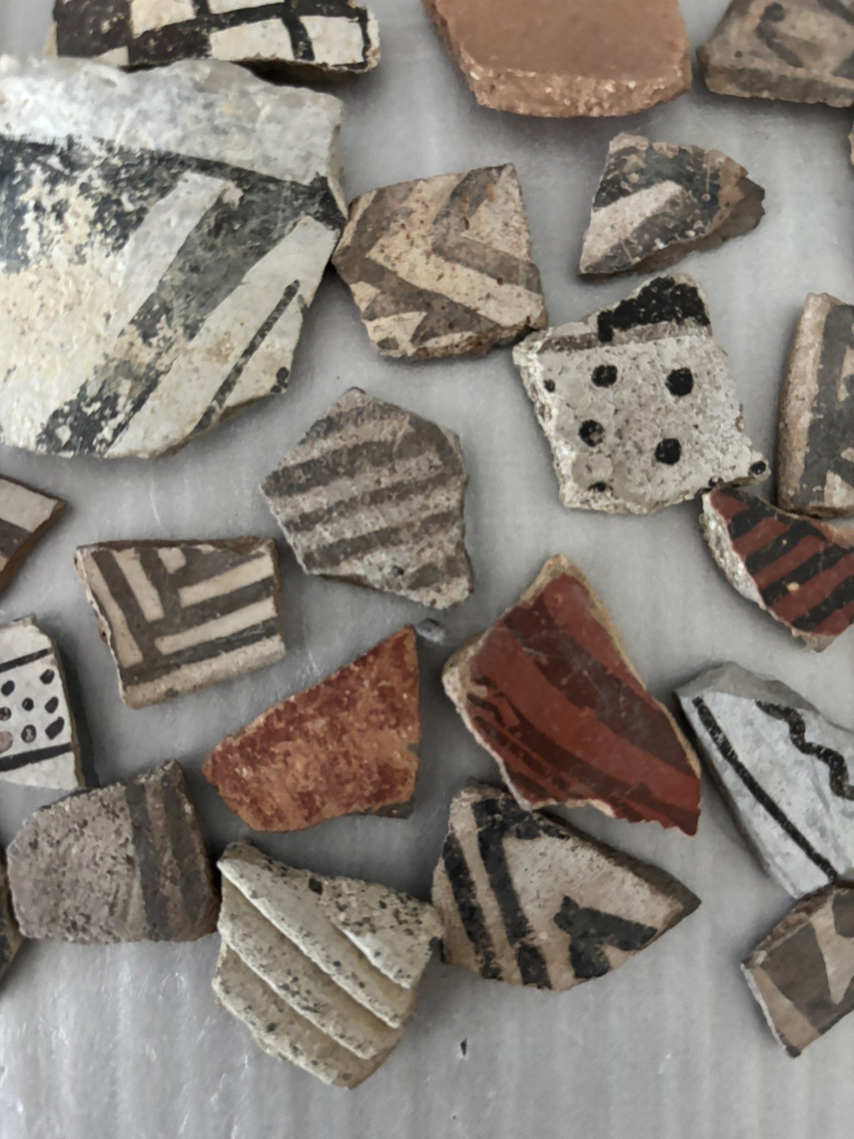 30+ Ancient Anasazi Native American Pottery Shards Arizona L10-E FREE SHIP