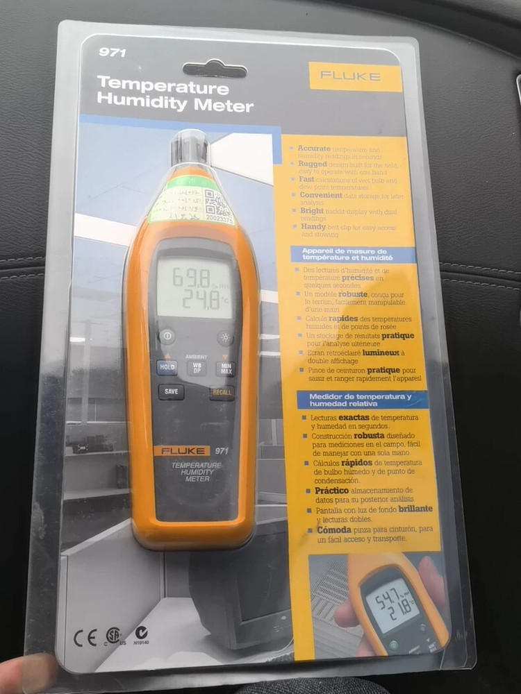 NEW Fluke 971 Temperature Humidity Meter-