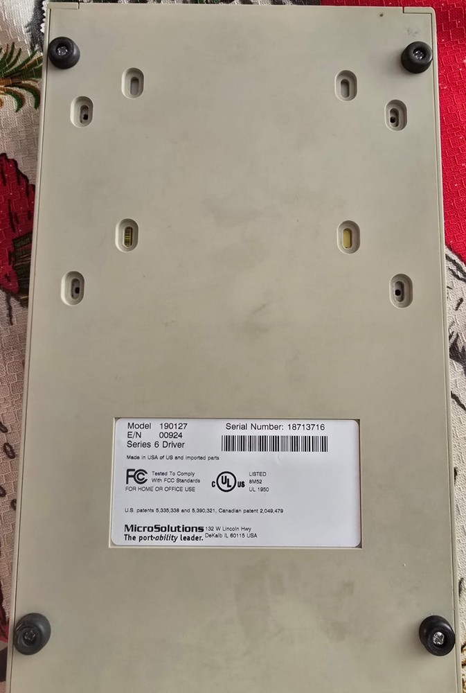 MicroSolutions Backpack external drive