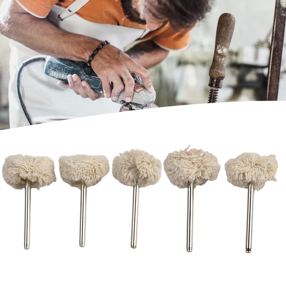 Buffing Tools Wool Polishing Wheel 25mm Head Diameter Grinders Accessories