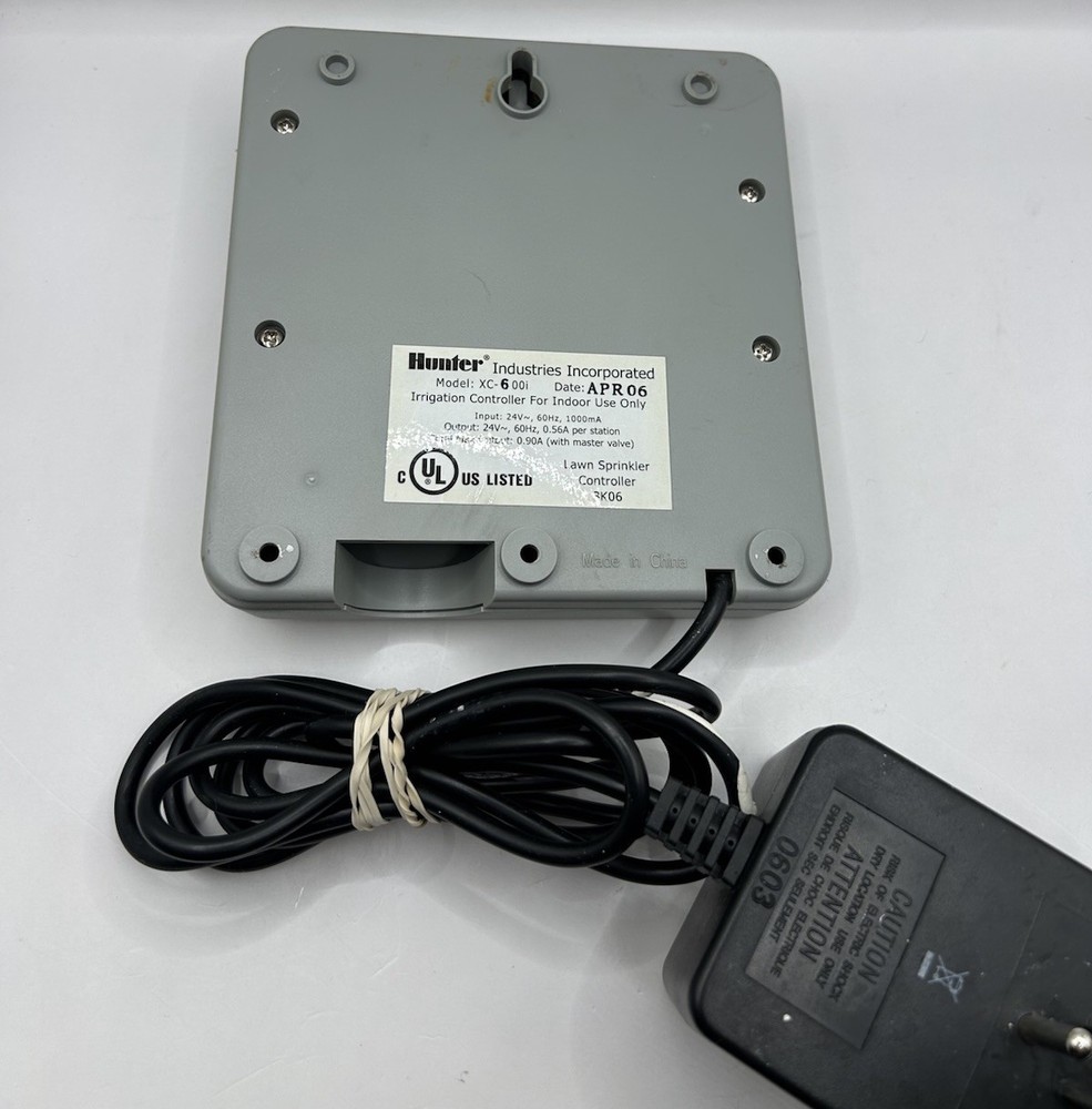 Hunter X-Core 6-Station Zone XC600i Sprinkler Irrigation Timer Controller Indoor