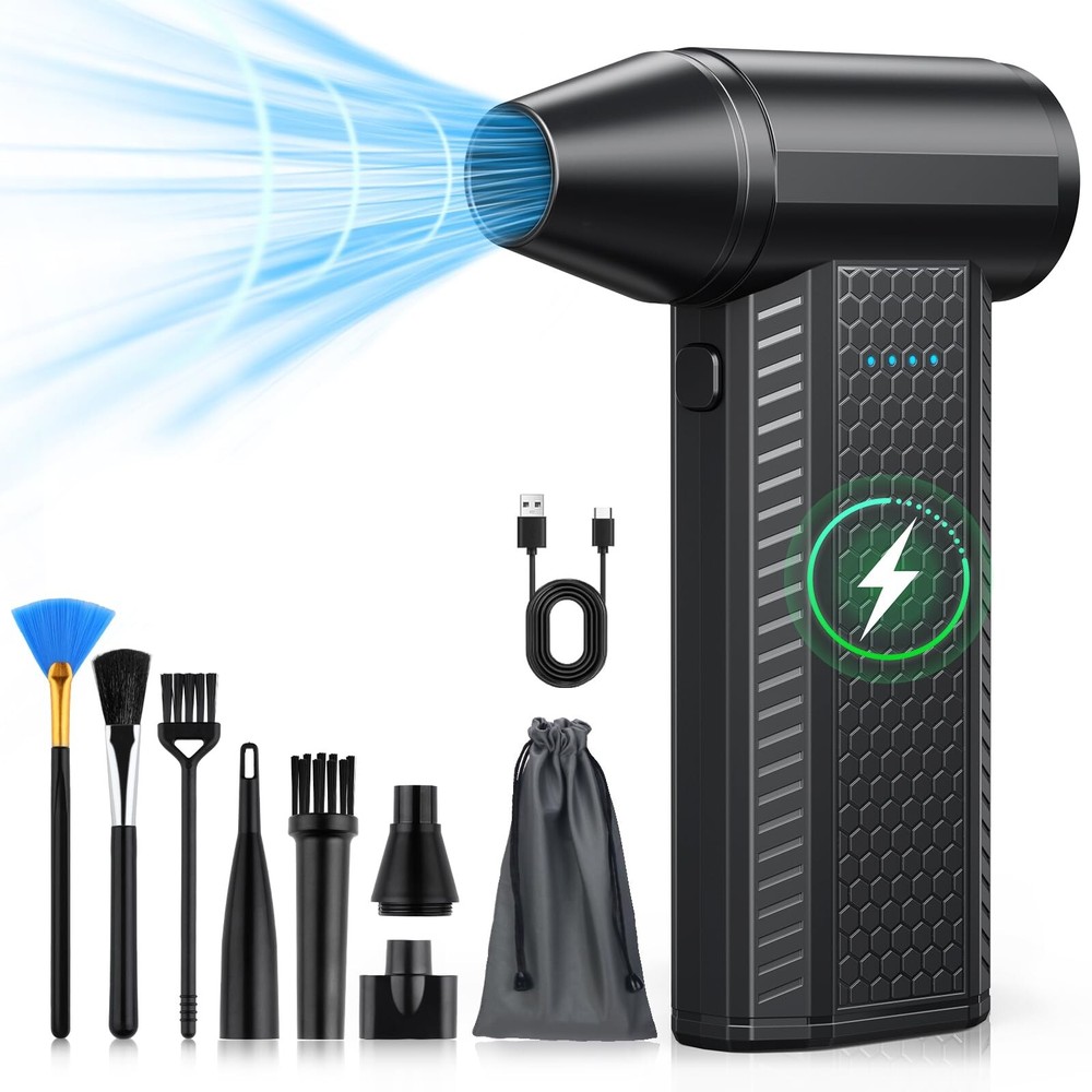 Compressed Air Duster kit-Blower-pc Duster Electric-130000RPM- Replace Compre...