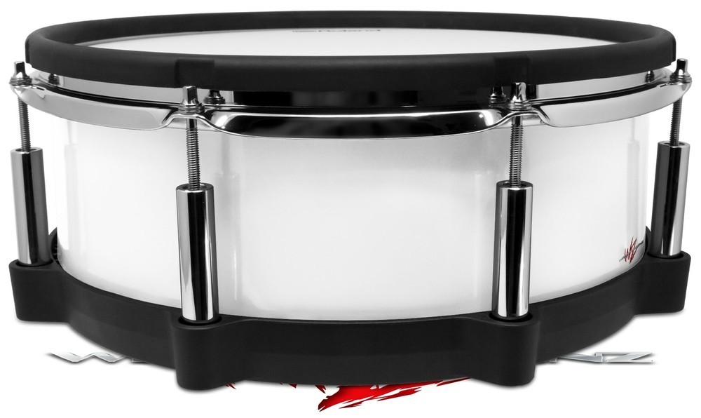 Wrap for Roland vDrum Shell PD140 Solids Collection White