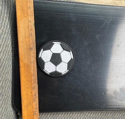 Soccer Ball Embroidered Patch (NOS)