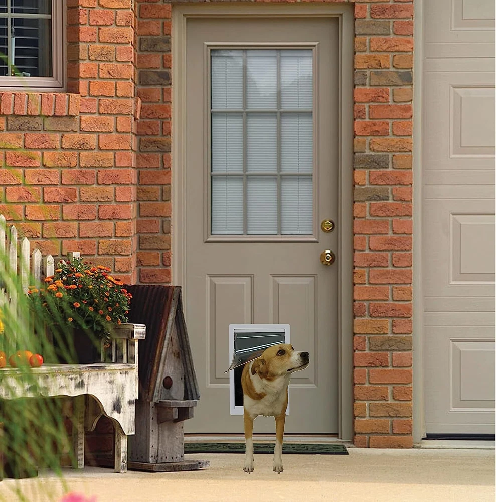 Extra Large Doggie Door Pet Frame Durable Easy Install Dog Flap Mount Secure