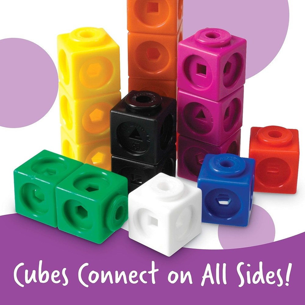 Elementary Math Activity Set - MathLink Cubes for Kids