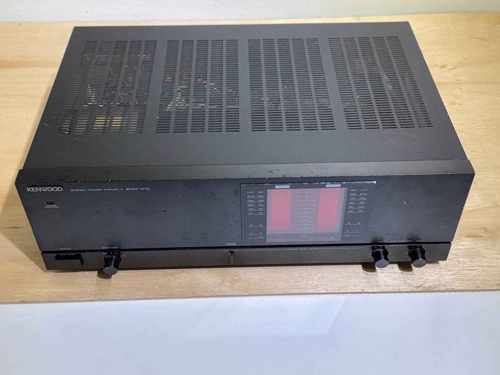 Vintage Kenwood M1D Stereo Power Amplifier | Does Not Work | For Parts or Repair
