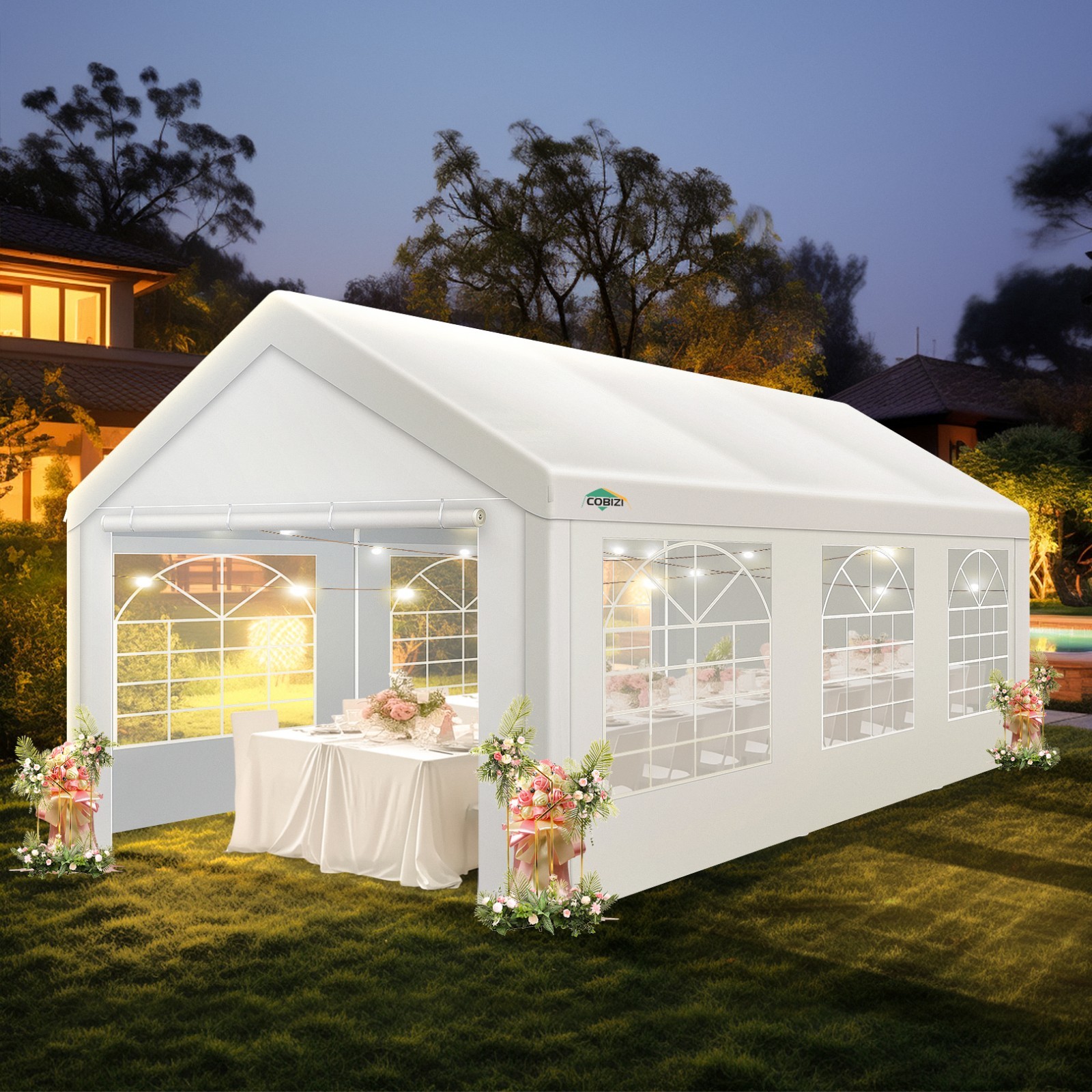 20'x40' Party Tent 10'x30' Heavy Duty Carpas Para Fiestas Carport with Sidewalls