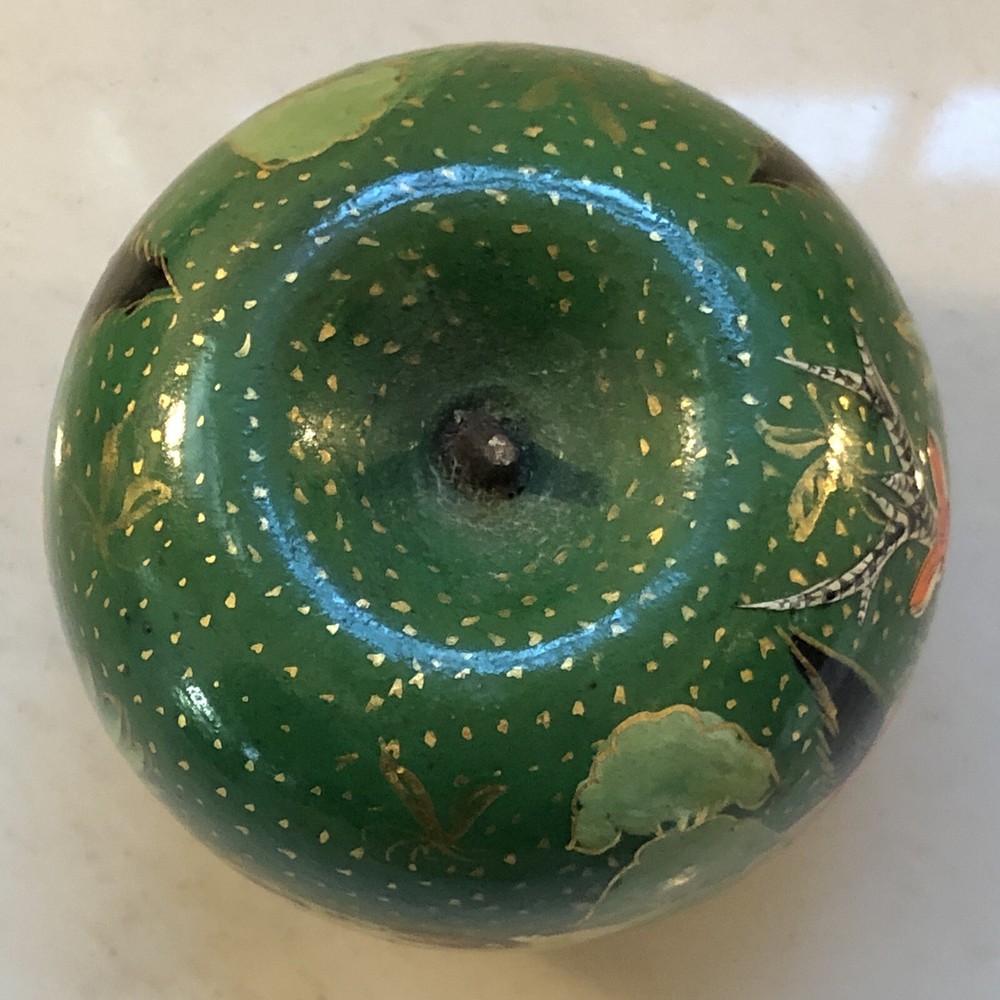 Handpainted Wooden Apple