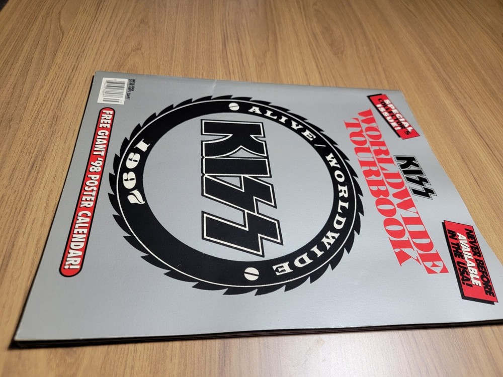 KISS ALIVE WORLDWIDE 1997 TOUR BOOK.