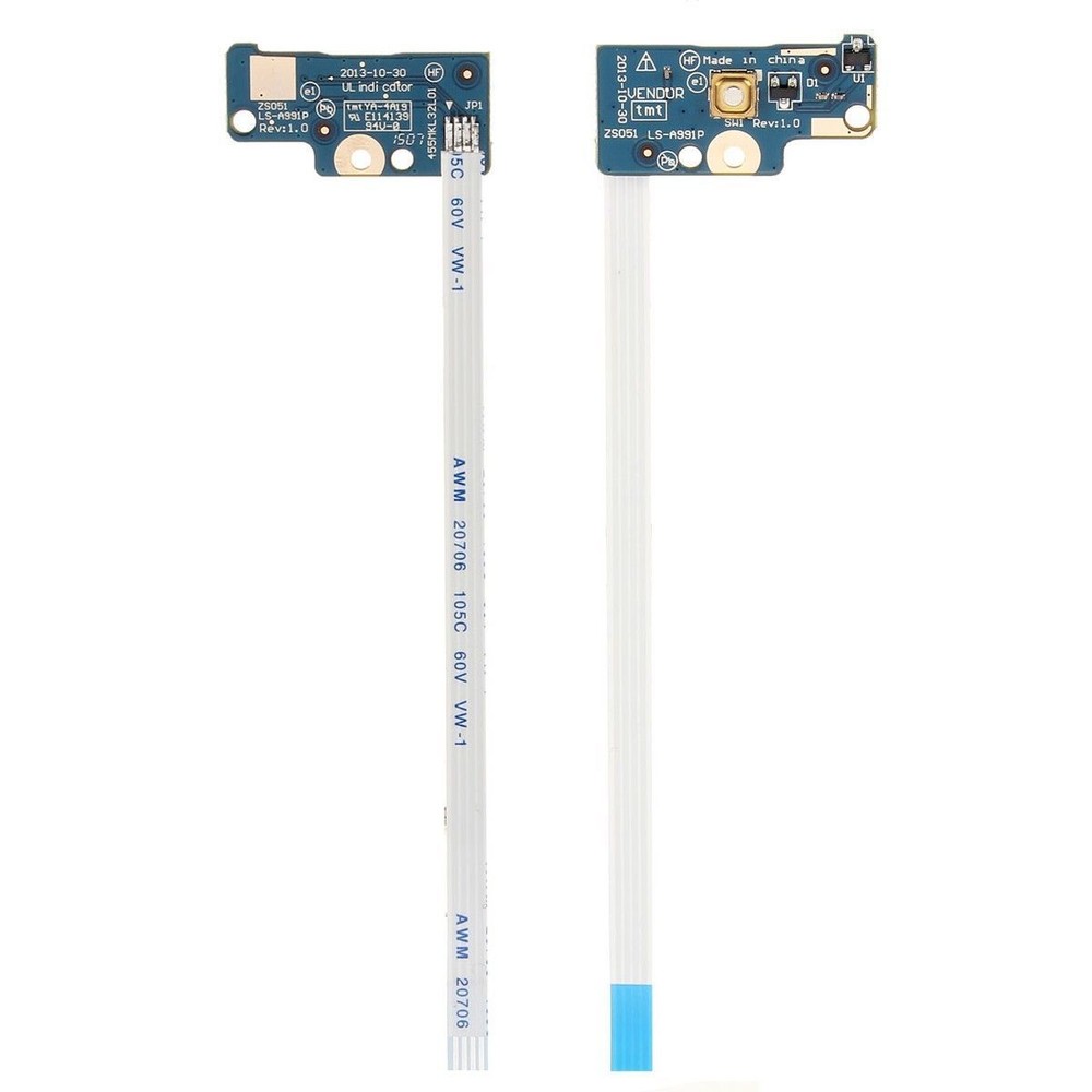 Power Button Board for HP 15-g066nl Button LS-A991P Switch Power Button