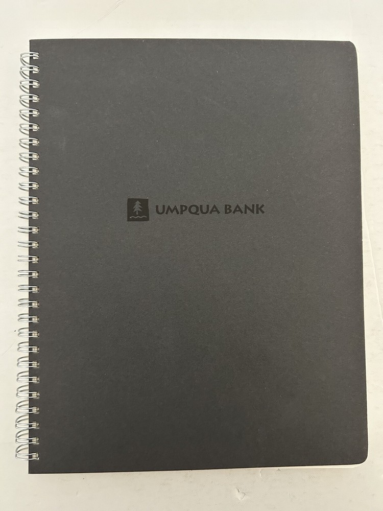 Umpqua Bank Notebook