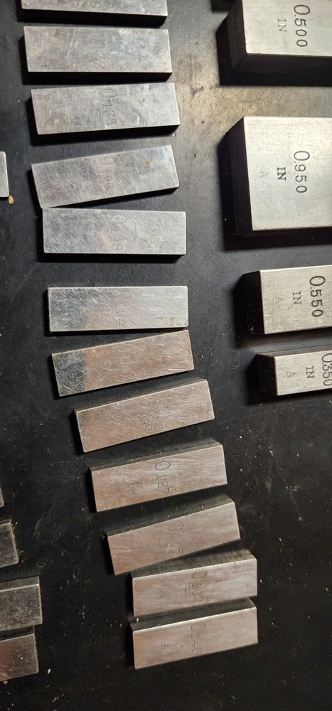 81 Piece C E JOHANSON FORD DEARBORN RECTANGULAR GAGE BLOCKS