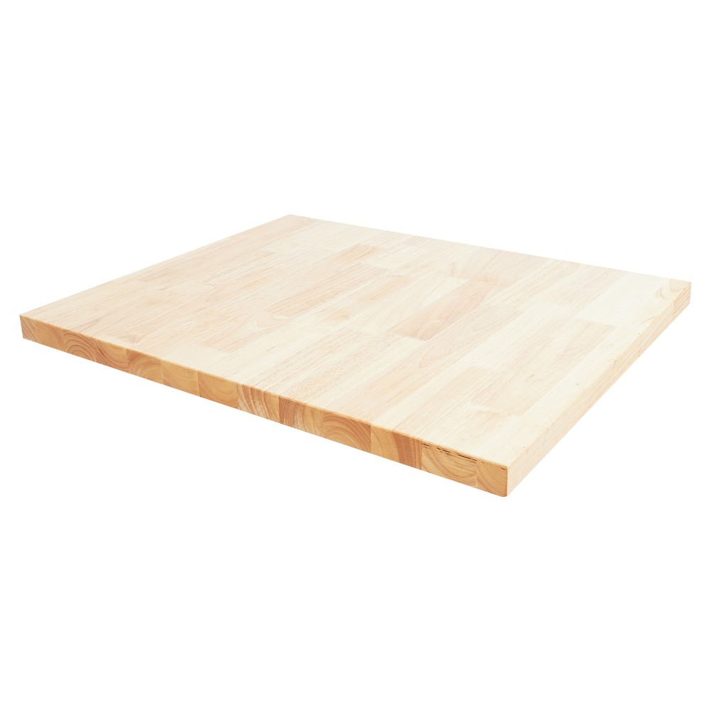 Modern Rectangular Countertop Rubber Wood Countertop Standard Countertop Durable