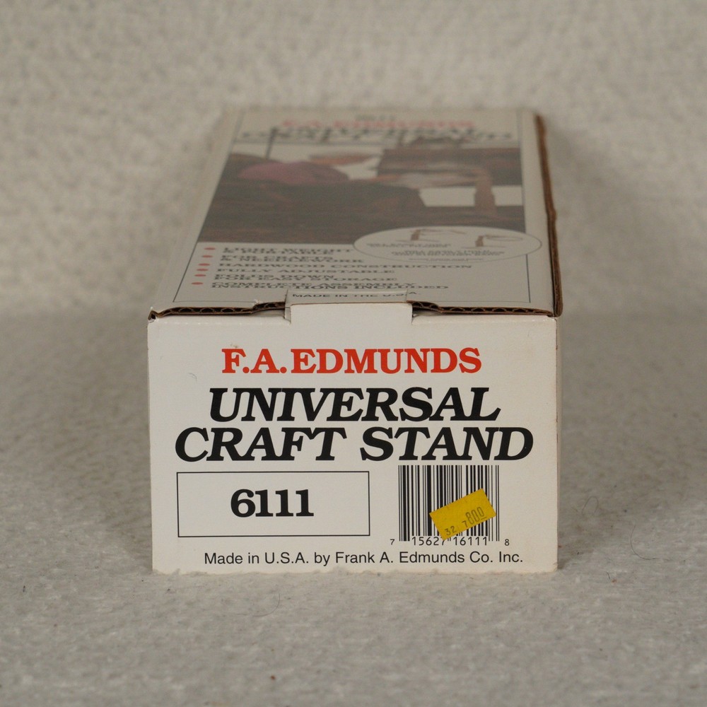 F.A. Edmonds Universal Craft Stand Model 6111 Needlework Hardwood Adjustable