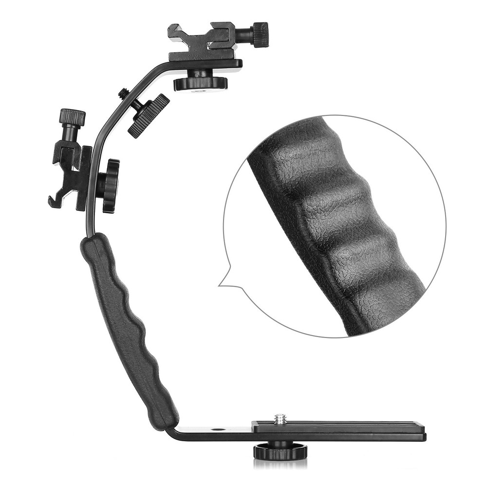 ChromLives Camera L Bracket Mount Video Grip L-Bracket L bracket, L